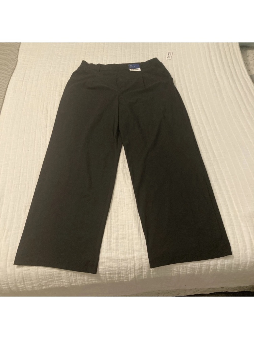 Old Navy SleekTech Go-Dry Women’s size L Black High-Rise Pull-On Stretch Pants